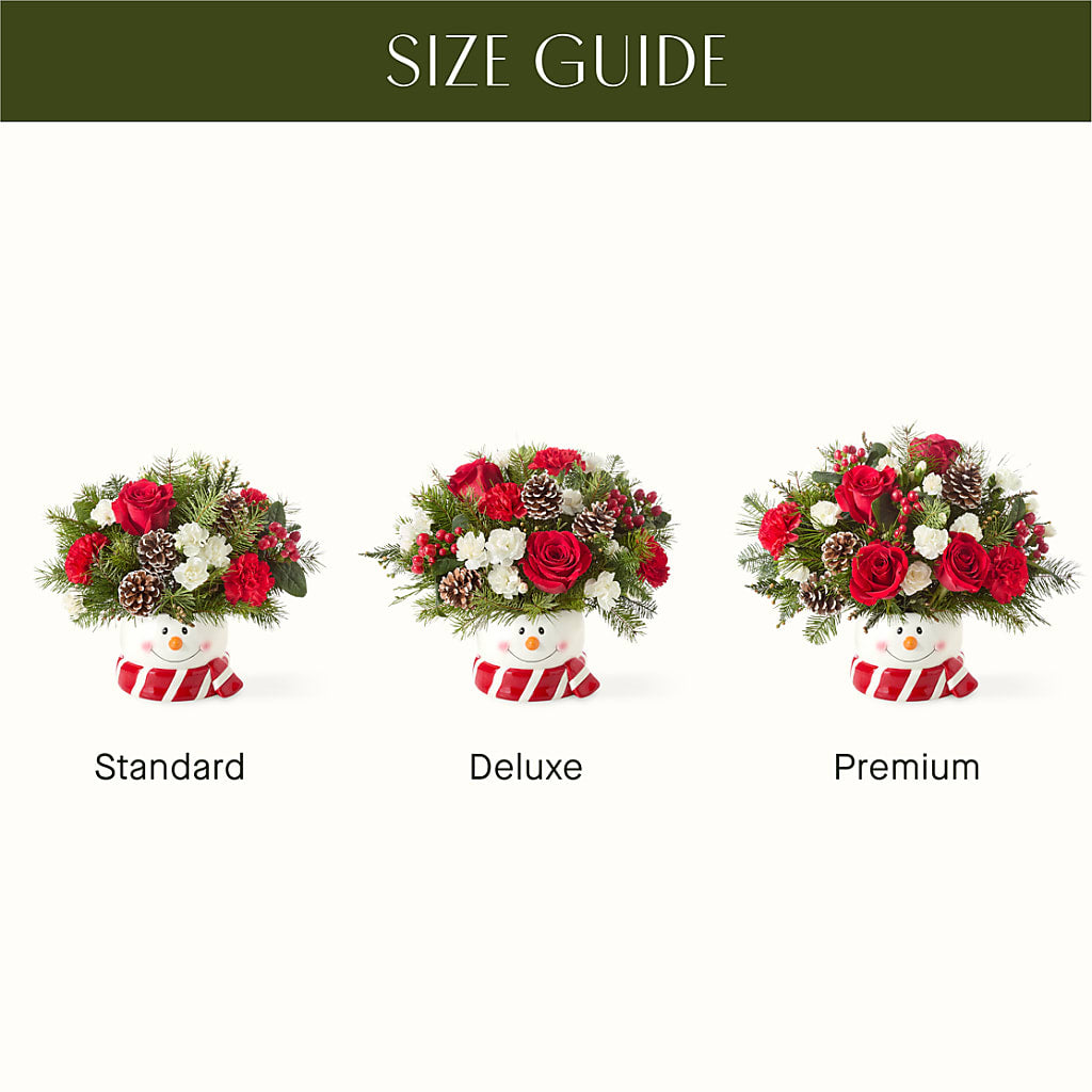 Jolly Snowman Bouquet – WATSON'S FLOWERS AND GIFTS, West Helena AR