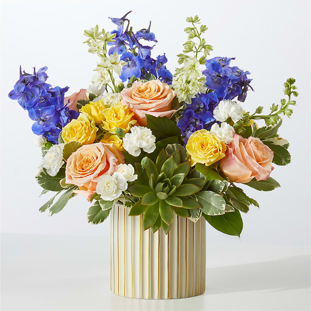 Cobalt Reverie Bouquet – WATSON'S FLOWERS AND GIFTS, West Helena AR