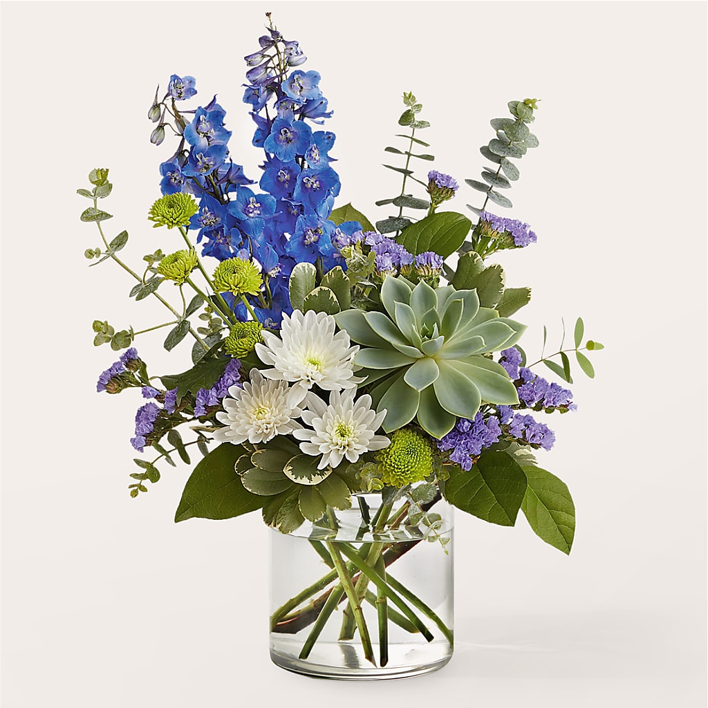 Cerulean Waves Bouquet – WATSON'S FLOWERS AND GIFTS, West Helena AR