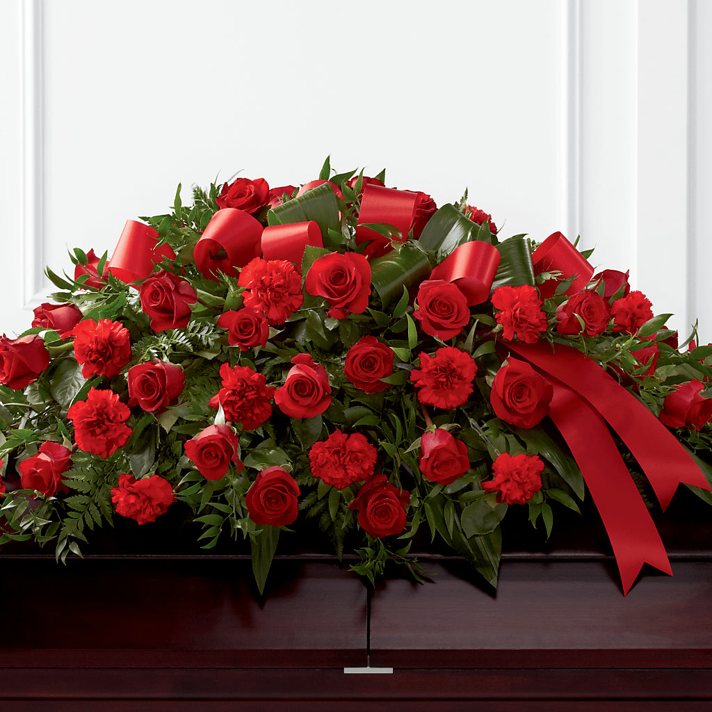 Tribute of Life Casket Spray – WATSON'S FLOWERS AND GIFTS, West Helena AR