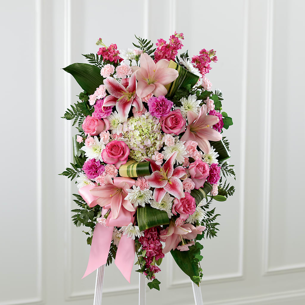 Comforting Standing Spray – WATSON'S FLOWERS AND GIFTS, West Helena AR