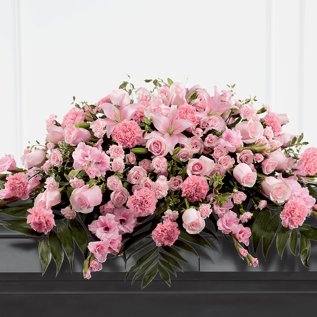 Garden of Comfort Casket Spray (Standard) – WATSON'S FLOWERS AND GIFTS, West Helena AR