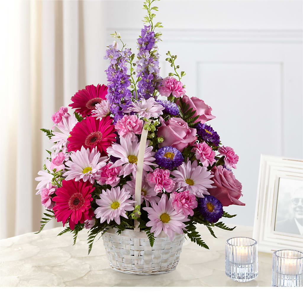 Pastel Peace Basket – WATSON'S FLOWERS AND GIFTS, West Helena AR
