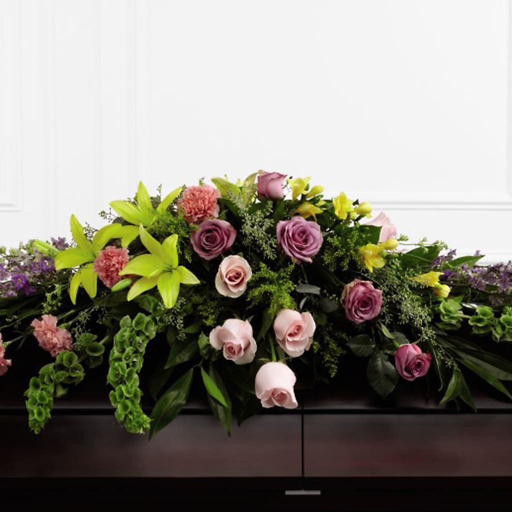 Forever Beloved Casket Spray – WATSON'S FLOWERS AND GIFTS, West Helena AR