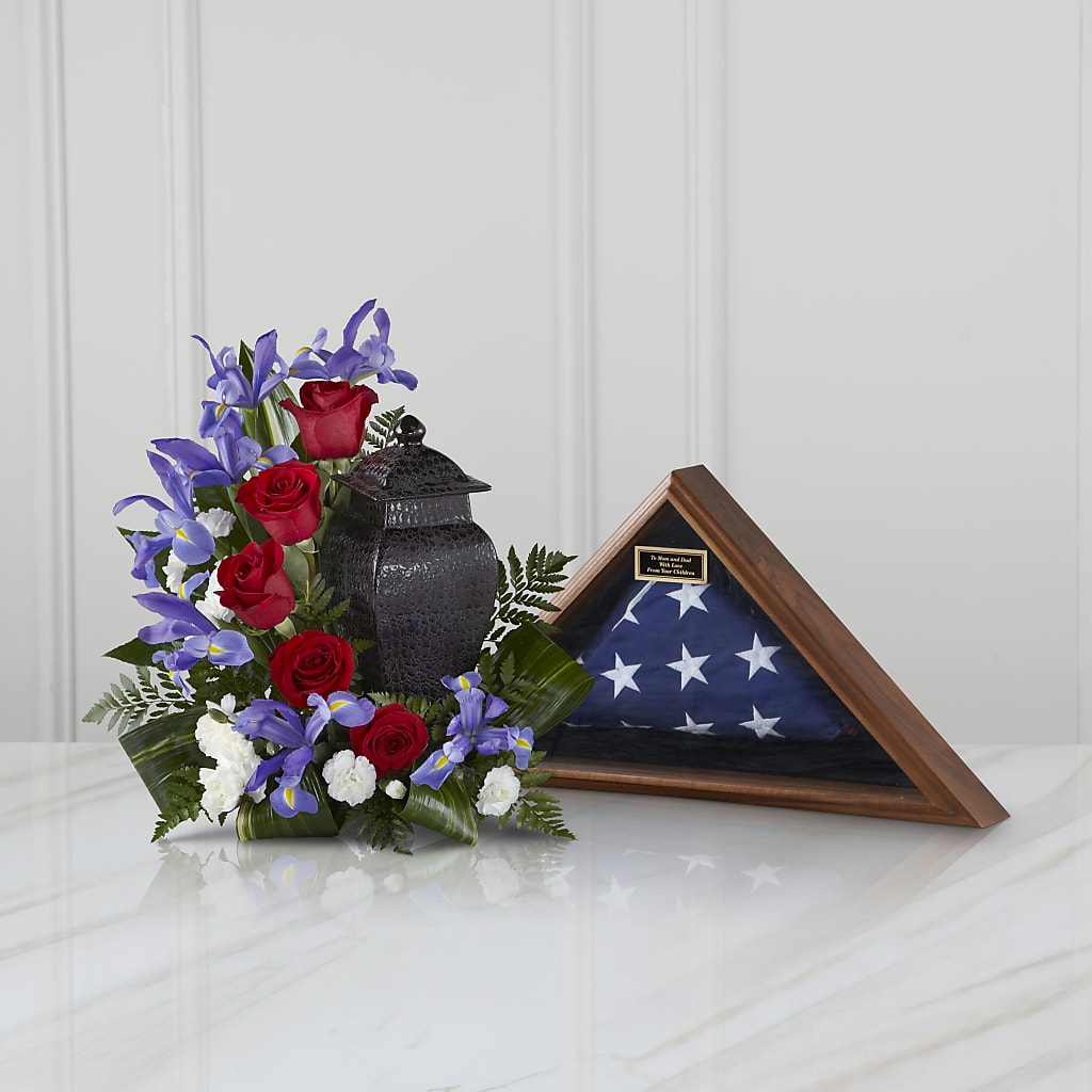 Patriotic Tribute Arrangement – WATSON'S FLOWERS AND GIFTS, West Helena AR