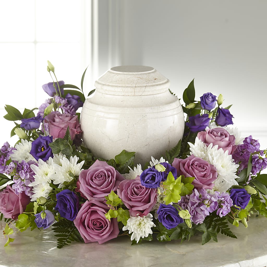 Blooming Sympathy Cremation Adornment – WATSON'S FLOWERS AND GIFTS, West Helena AR