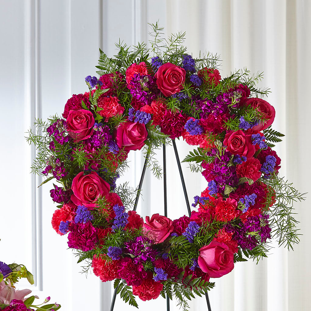Calming Colors Wreath – WATSON'S FLOWERS AND GIFTS, West Helena AR
