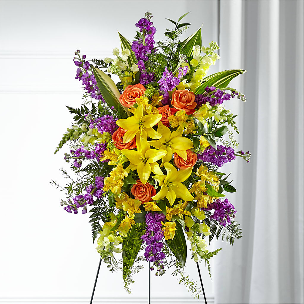 Thoughtful Prayers Standing Spray – WATSON'S FLOWERS AND GIFTS, West Helena AR
