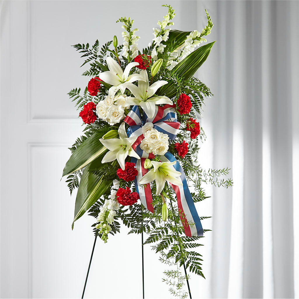 Stars of Life Standing Spray – WATSON'S FLOWERS AND GIFTS, West Helena AR