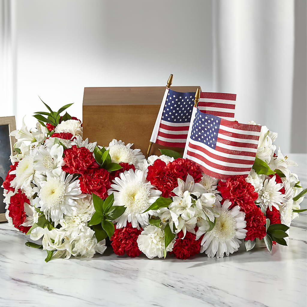 Spirit of Patriotism Cremation Adornment – WATSON'S FLOWERS AND GIFTS, West Helena AR