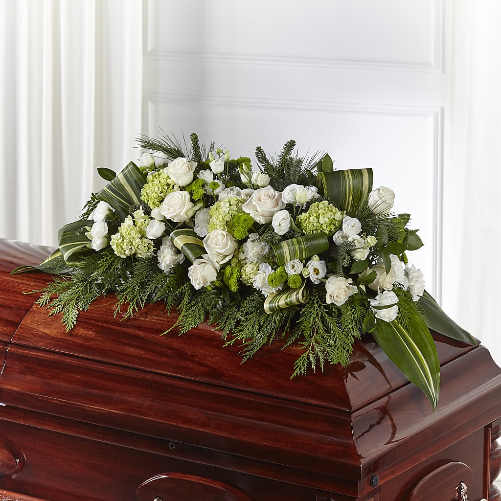 Hopeful Gesture Casket Spray – WATSON'S FLOWERS AND GIFTS, West Helena AR