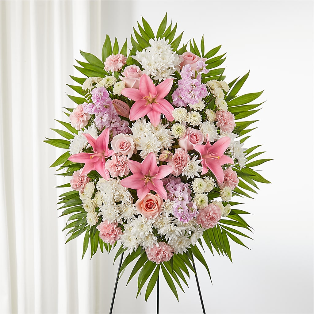 Offering Solace Standing Spray – WATSON'S FLOWERS AND GIFTS, West Helena AR