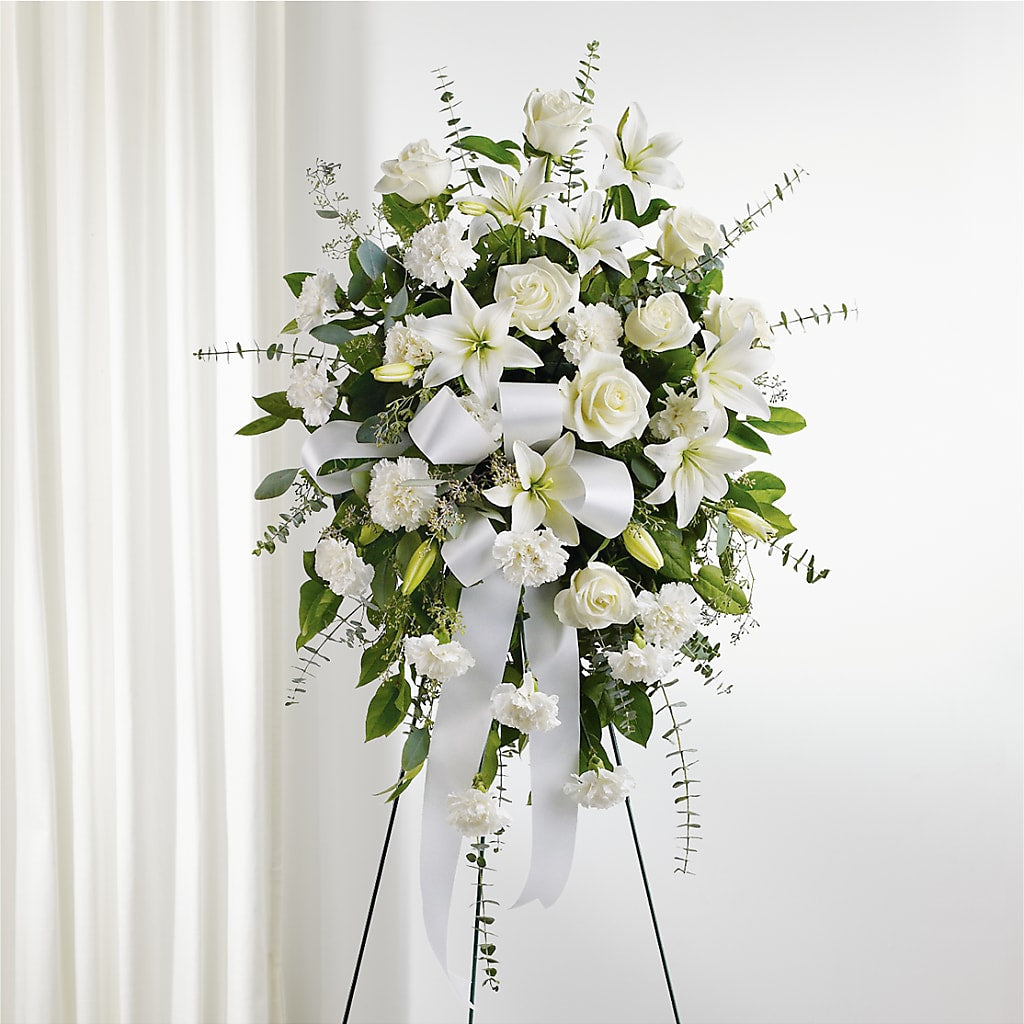 With Care Standing Spray – WATSON'S FLOWERS AND GIFTS, West Helena AR