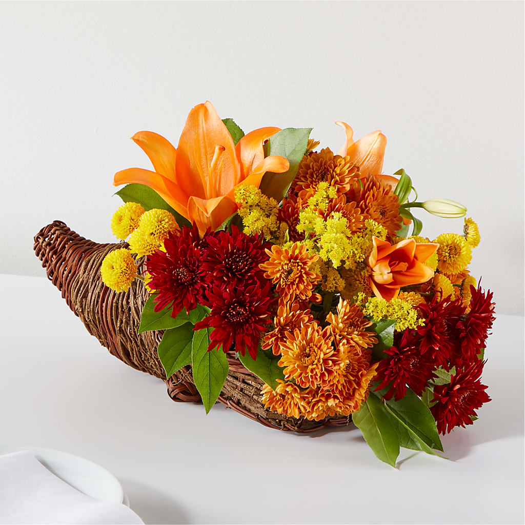 Bouquet of Blessings Cornucopia – WATSON'S FLOWERS AND GIFTS, West Helena AR