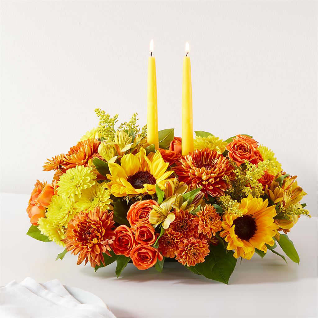 Autumn Harmony Centerpiece – WATSON'S FLOWERS AND GIFTS, West Helena AR