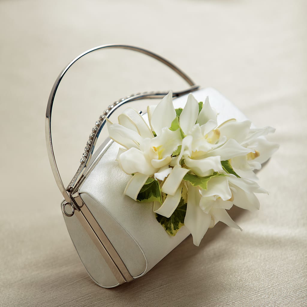 White Purse Decor – WATSON'S FLOWERS AND GIFTS, West Helena AR