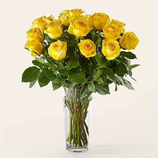 Long Stem Yellow Rose Bouquet – WATSON'S FLOWERS AND GIFTS, West Helena AR