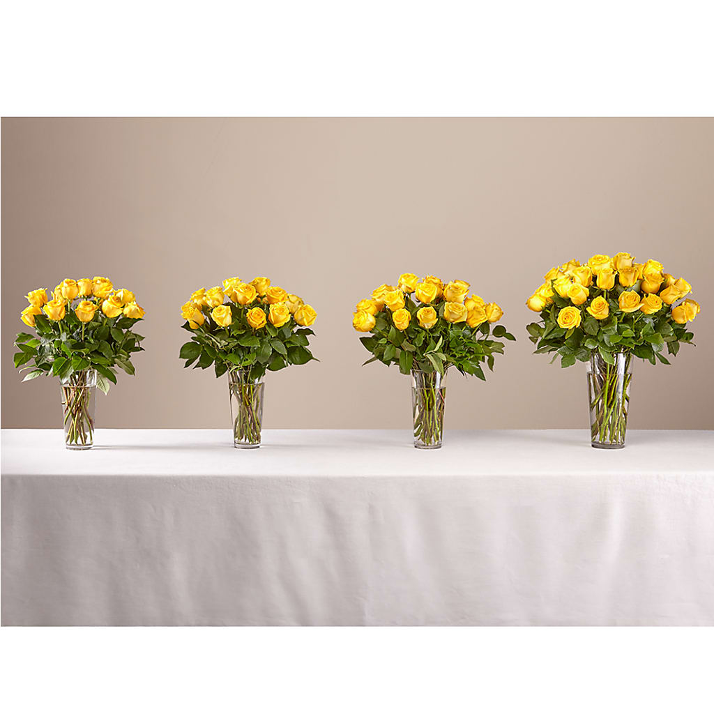Long Stem Yellow Rose Bouquet – WATSON'S FLOWERS AND GIFTS, West Helena AR