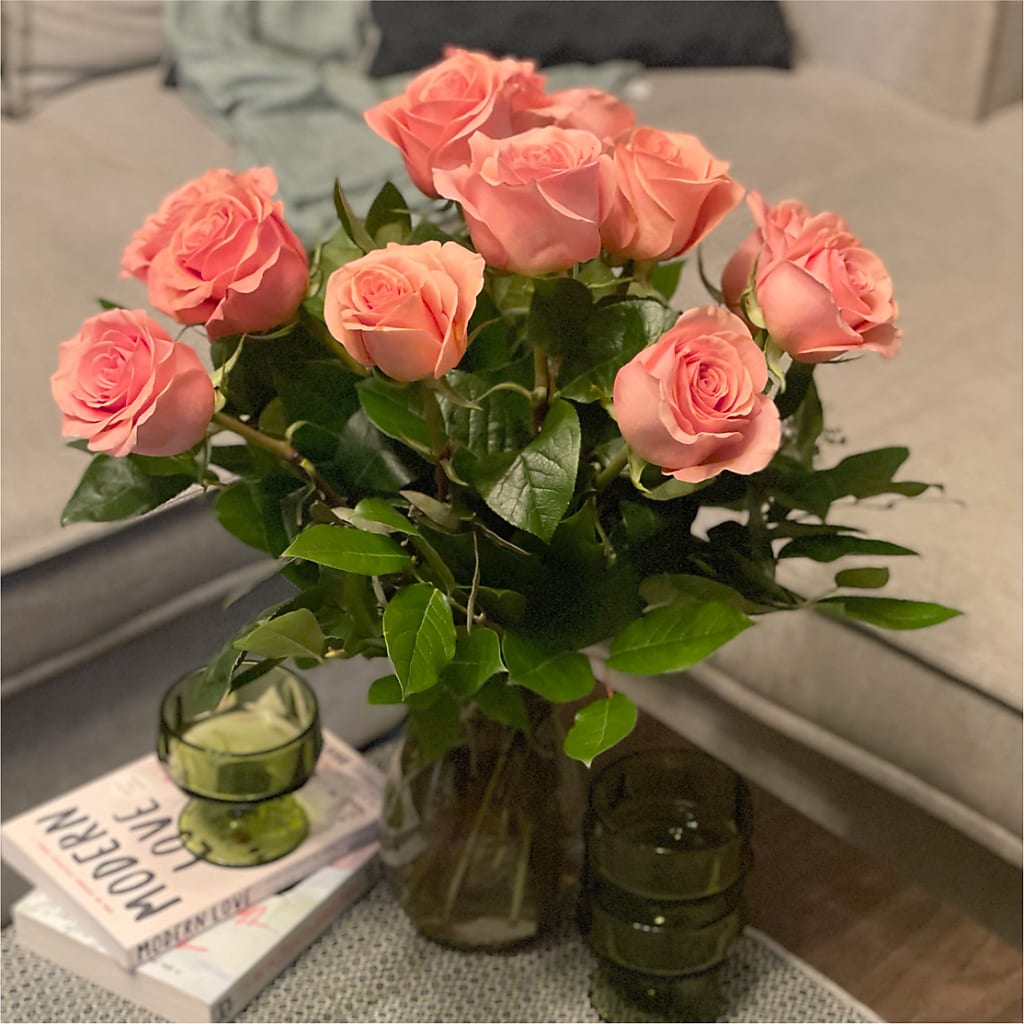 Long Stem Pink Rose Bouquet – WATSON'S FLOWERS AND GIFTS, West Helena AR
