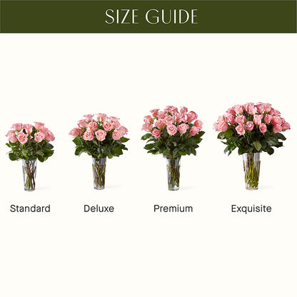 Long Stem Pink Rose Bouquet – WATSON'S FLOWERS AND GIFTS, West Helena AR