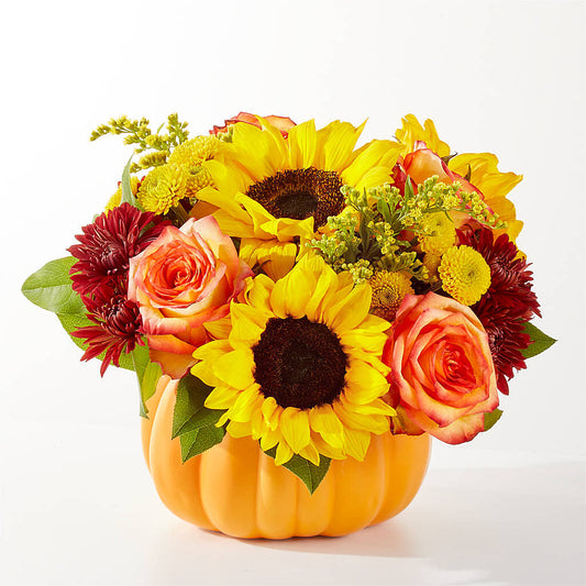 Golden Gourd Pumpkin Bouquet – WATSON'S FLOWERS AND GIFTS, West Helena AR