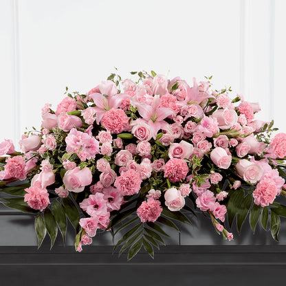 Garden of Comfort Casket Spray (Standard) – WATSON'S FLOWERS AND GIFTS, West Helena AR