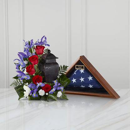 Patriotic Tribute Arrangement – WATSON'S FLOWERS AND GIFTS, West Helena AR