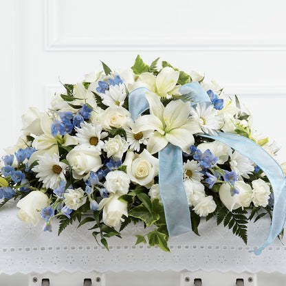 Tender Treasure Casket Spray – WATSON'S FLOWERS AND GIFTS, West Helena AR