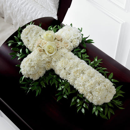 Peaceful Memories Casket Spray (Standard) – WATSON'S FLOWERS AND GIFTS, West Helena AR