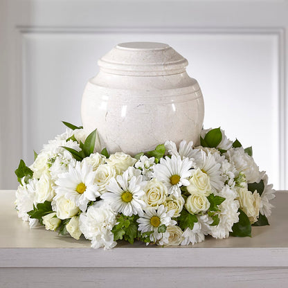 Ivory Gardens Cremation Adornment – WATSON'S FLOWERS AND GIFTS, West Helena AR