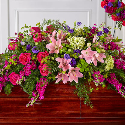 Radiant Tribute Casket Spray – WATSON'S FLOWERS AND GIFTS, West Helena AR