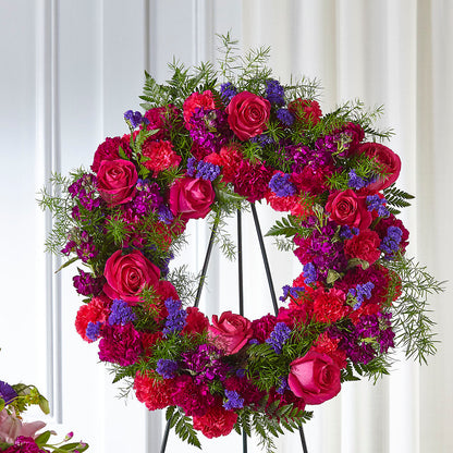 Calming Colors Wreath – WATSON'S FLOWERS AND GIFTS, West Helena AR