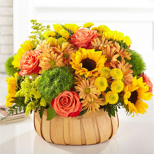 Harvest Sunflower Basket – WATSON'S FLOWERS AND GIFTS, West Helena AR