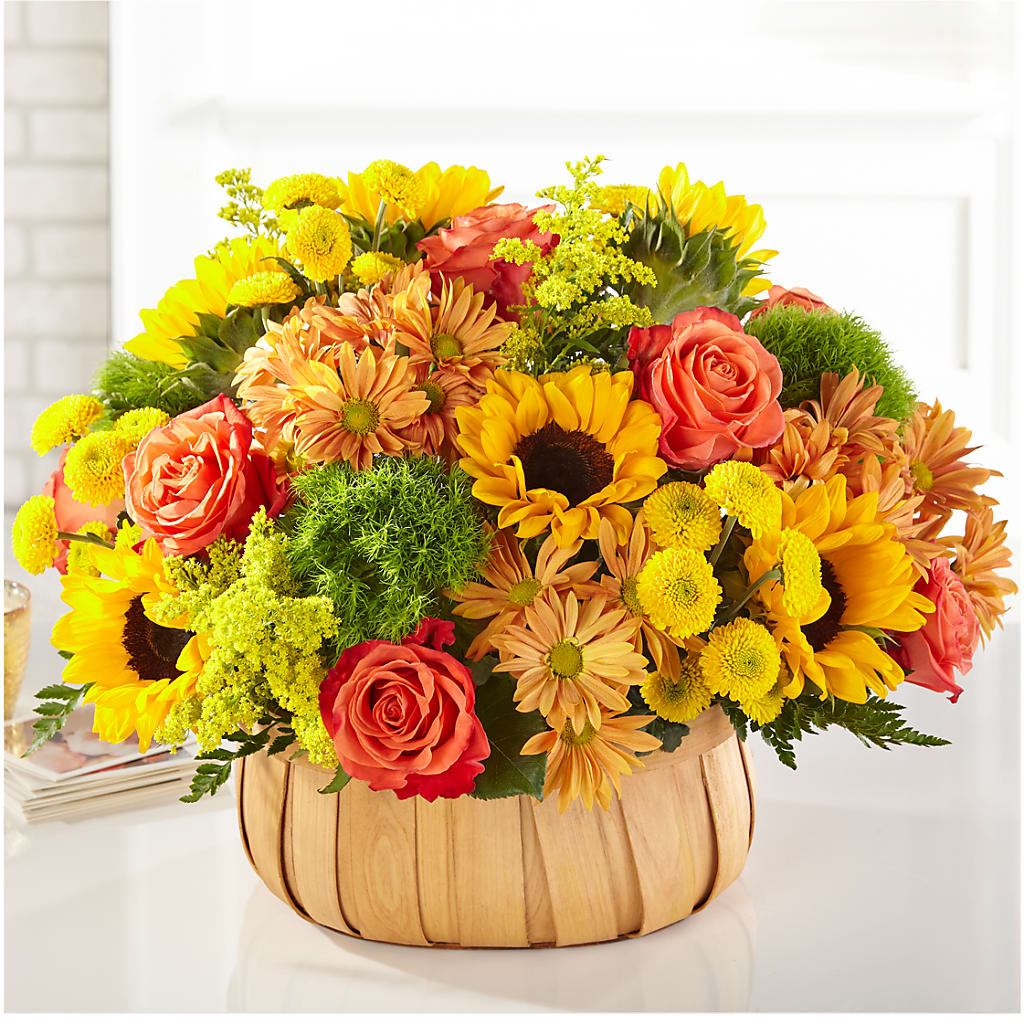 Harvest Sunflower Basket – WATSON'S FLOWERS AND GIFTS, West Helena AR