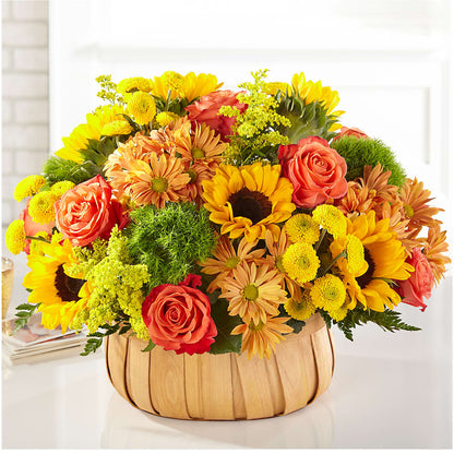 Harvest Sunflower Basket – WATSON'S FLOWERS AND GIFTS, West Helena AR