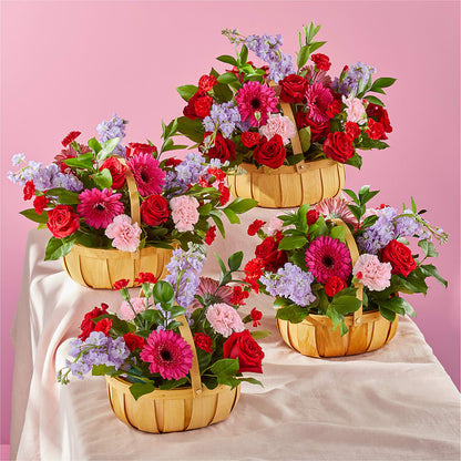 Pink Picnic Basket – WATSON'S FLOWERS AND GIFTS, West Helena AR