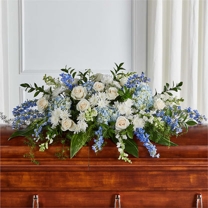 Timeless Essence Casket Spray – WATSON'S FLOWERS AND GIFTS, West Helena AR