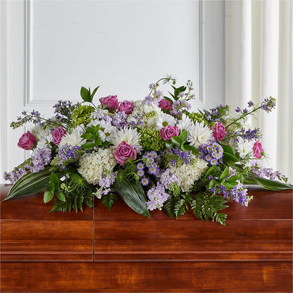 Meadows of Serenity Casket Spray – WATSON'S FLOWERS AND GIFTS, West Helena AR