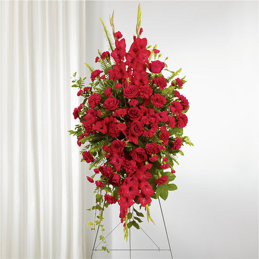 From the Heart Standing Spray – WATSON'S FLOWERS AND GIFTS, West Helena AR