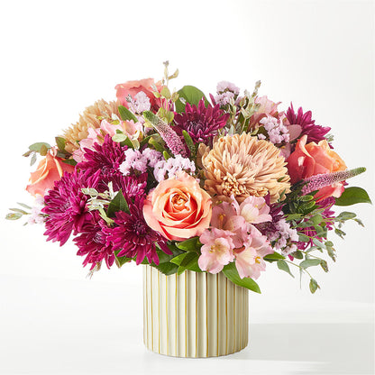 Berry Cobbler Bouquet with Ivory Vase – WATSON'S FLOWERS AND GIFTS, West Helena AR