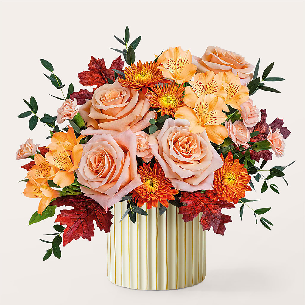 Spiced Latte Bouquet with Ivory Vase – WATSON'S FLOWERS AND GIFTS, West Helena AR