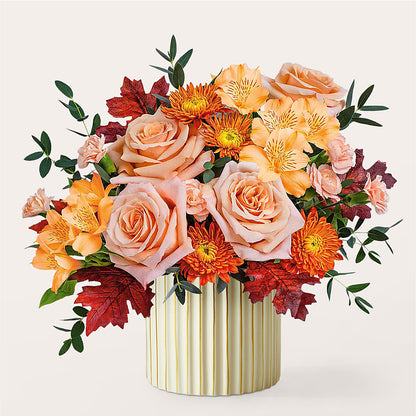 Spiced Latte Bouquet with Ivory Vase – WATSON'S FLOWERS AND GIFTS, West Helena AR