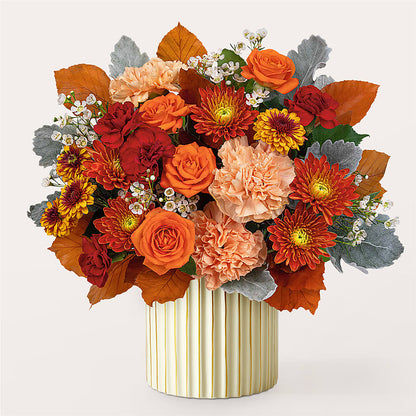 Merlot Bouquet with Ivory Vase – WATSON'S FLOWERS AND GIFTS, West Helena AR
