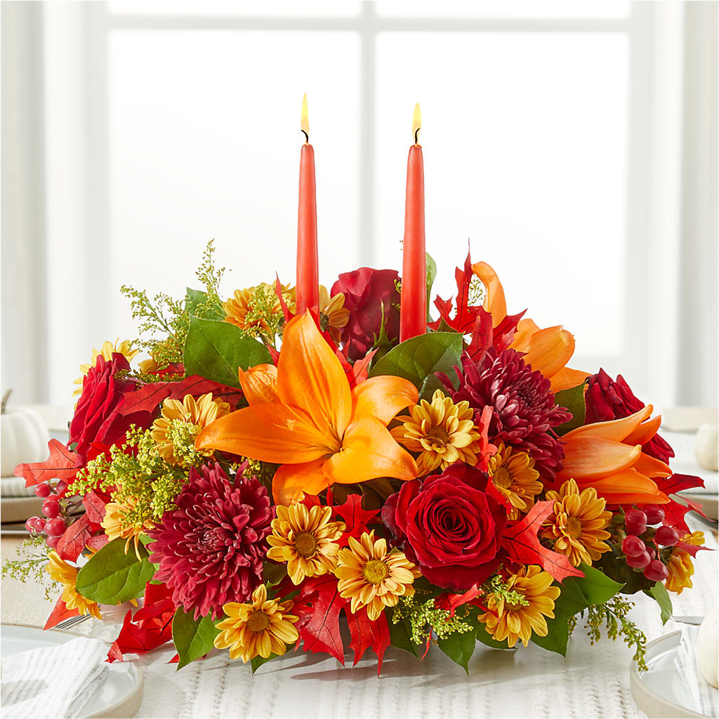 Autumn's Embrace Centerpiece – WATSON'S FLOWERS AND GIFTS, West Helena AR