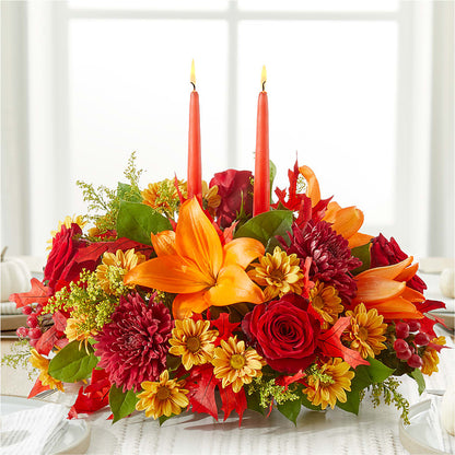Autumn's Embrace Centerpiece – WATSON'S FLOWERS AND GIFTS, West Helena AR