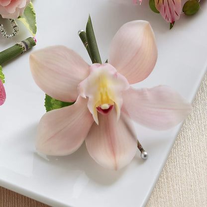 Pink Cymbidium Boutonniere – WATSON'S FLOWERS AND GIFTS, West Helena AR