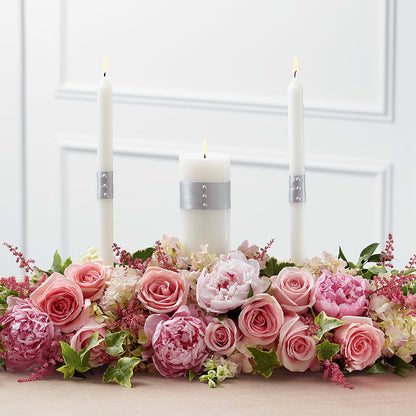 Worldwide Romance Unity Candle Arrangement – WATSON'S FLOWERS AND GIFTS, West Helena AR
