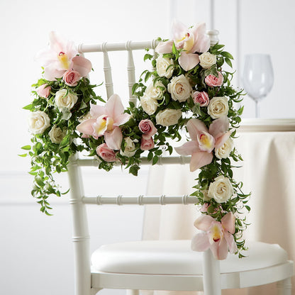 Orchid Rose Chair Décor – WATSON'S FLOWERS AND GIFTS, West Helena AR